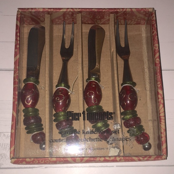 Canapé knife/fork set - Picture 1 of 3